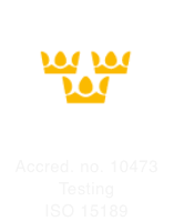 Illustration: Swedac accreditation logo